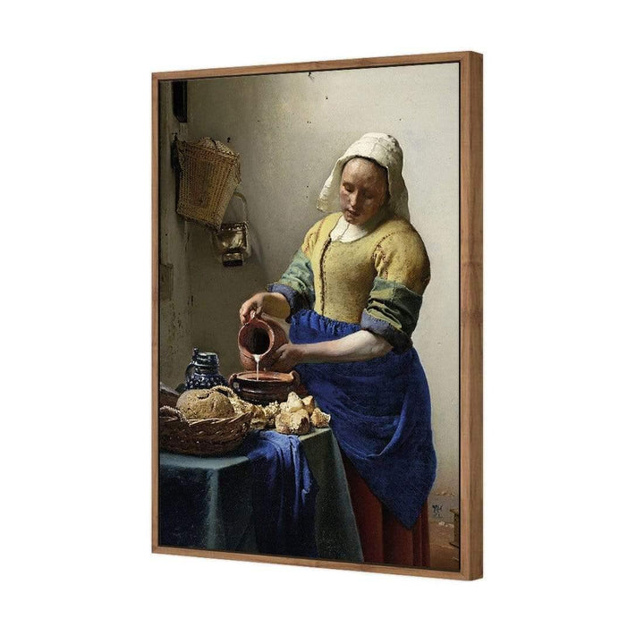 The Milkmaid By Vermeer Wall Art