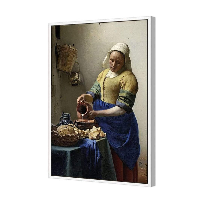 The Milkmaid By Vermeer Wall Art