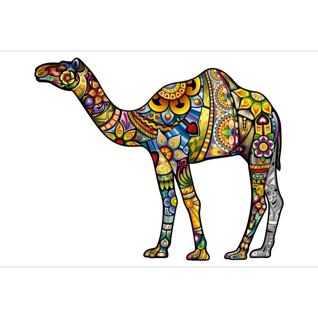 Paisley Camel Wall Art | The Canvas Art Factory Australia