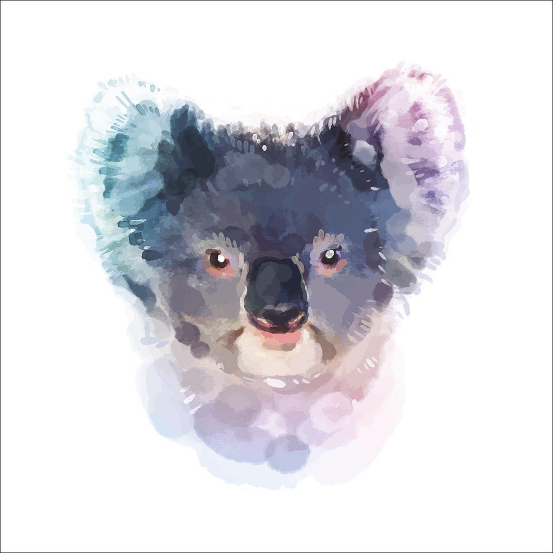 Illustration Koala bear watercolor image