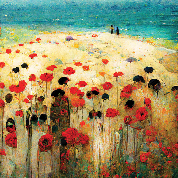 Poppies on the Beach