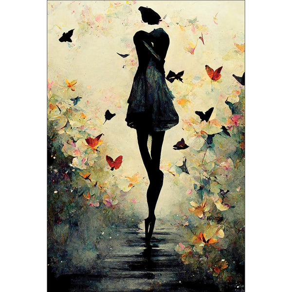 Girl with Butterflies I