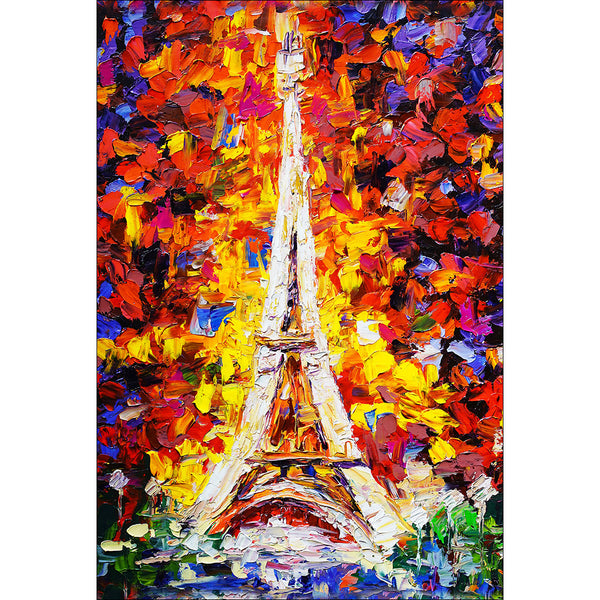 Painted Eiffel Tower