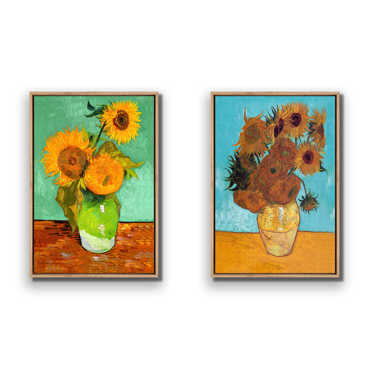 Sunflowers Perfect Pairs Wall Art