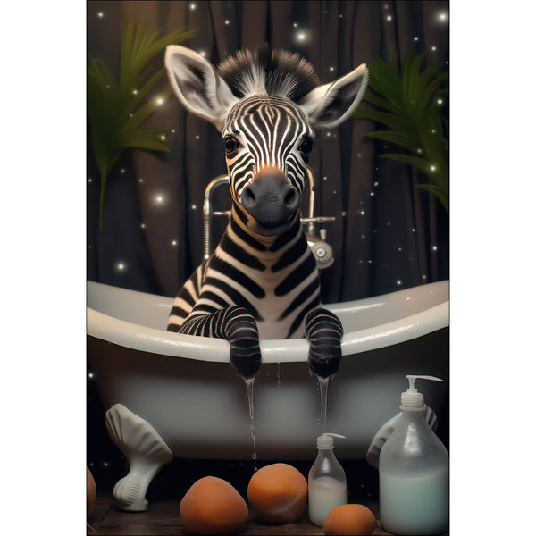 Zebra Bathtime