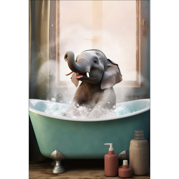 Elephant Bathtime I