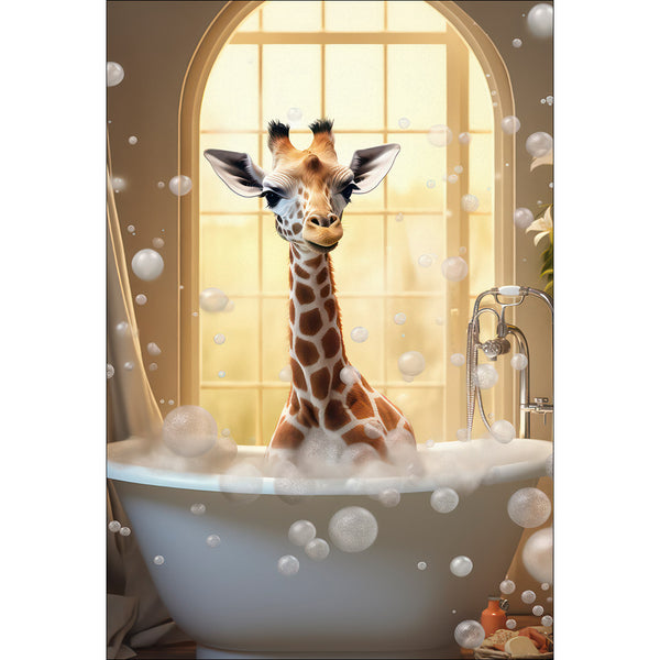 Giraffe Bathtime