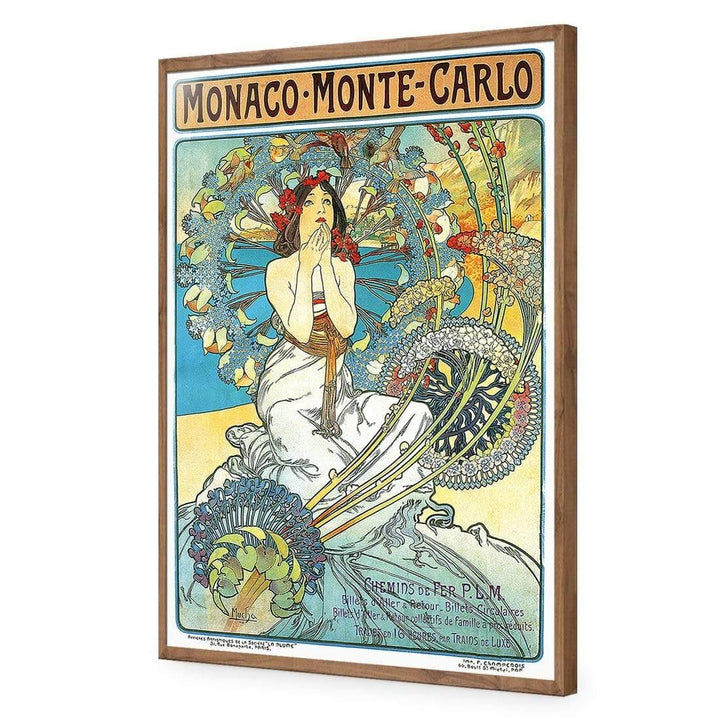 Monaco By Alphonse Mucha Wall Art