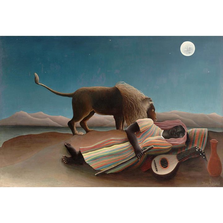 Sleeping Gypsy By Rousseau Wall Art