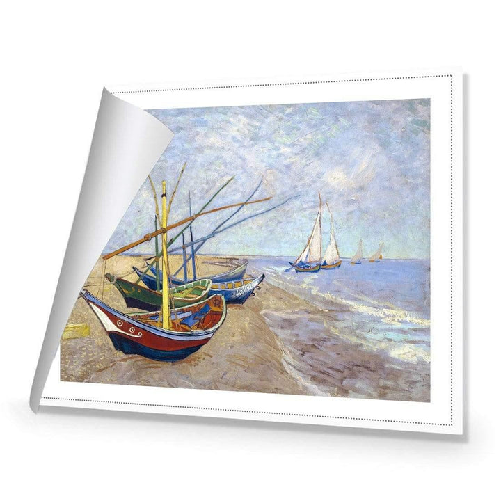 Fishing Boats at Sainte-Marie By Van Gogh Wall Art
