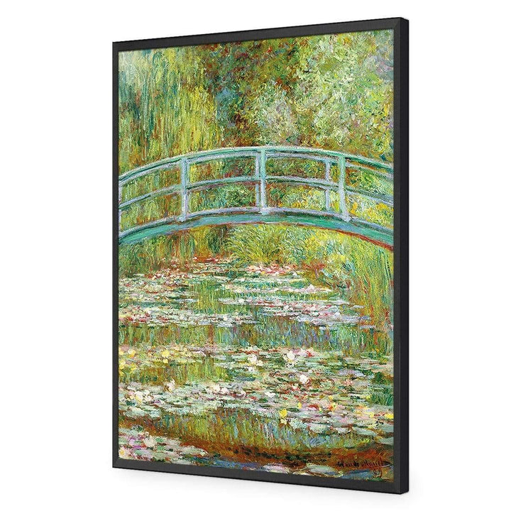 Bridge Over the Sea Rose Pond By Monet Wall Art