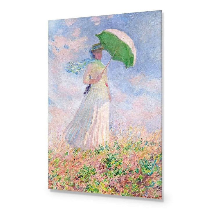 Woman With a Parasol By Monet Wall Art