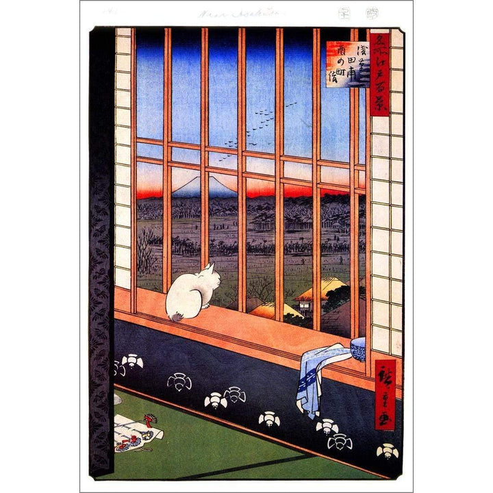 Hiroshige, Asakusa Ricefields Wall Art