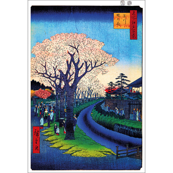 Hiroshige, Blossoms on the Tama River