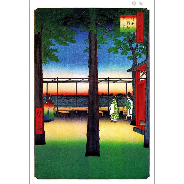 Dawn at Kanda Myojin Shrine By Hiroshige Wall Art