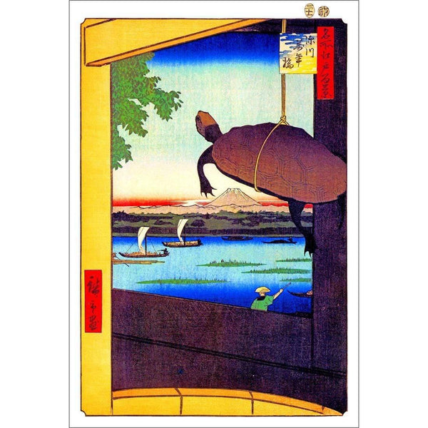 Hiroshige, Mannen Bridge Wall Art