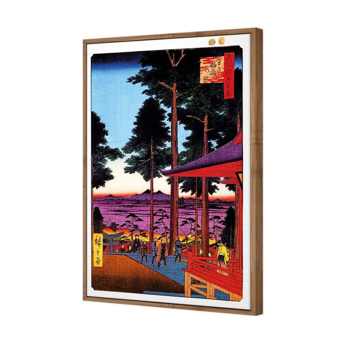 Hiroshige, Oji Inari Shrine, Original (rectangle) Wall Art