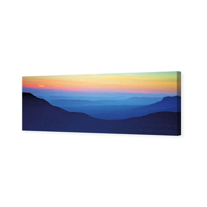 Blue Mountain Sunset, Original (Long) Wall Art