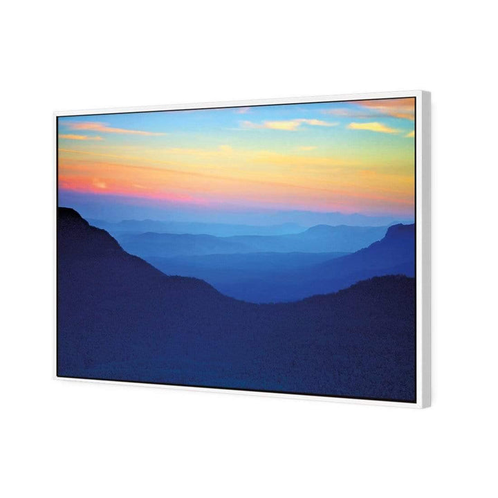 Blue Mountain Sunset Wall Art