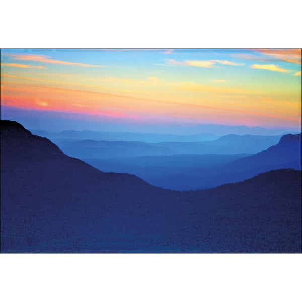 Blue Mountain Sunset