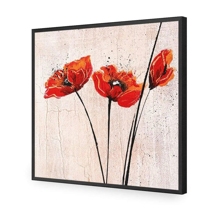 Abstract Tall Poppies, Original (Square) Wall Art
