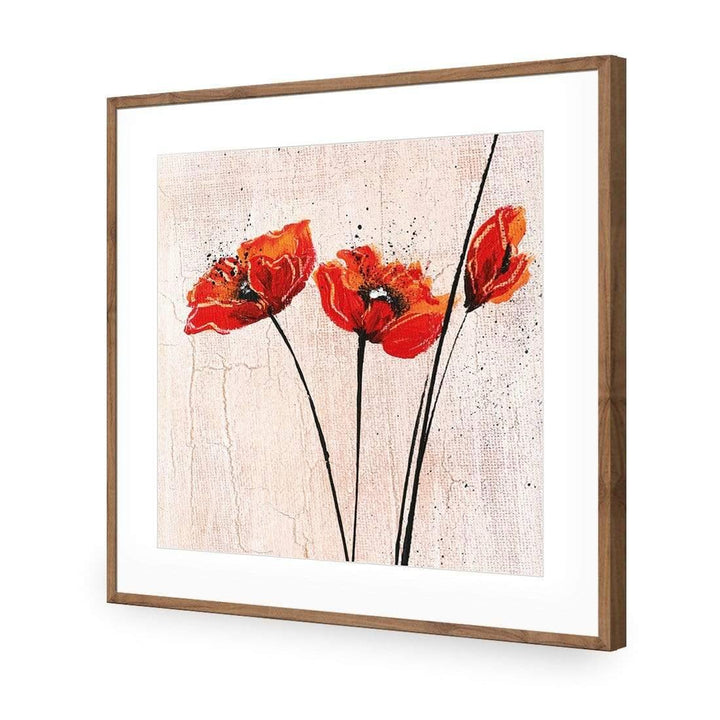 Abstract Tall Poppies, Original (Square) Wall Art