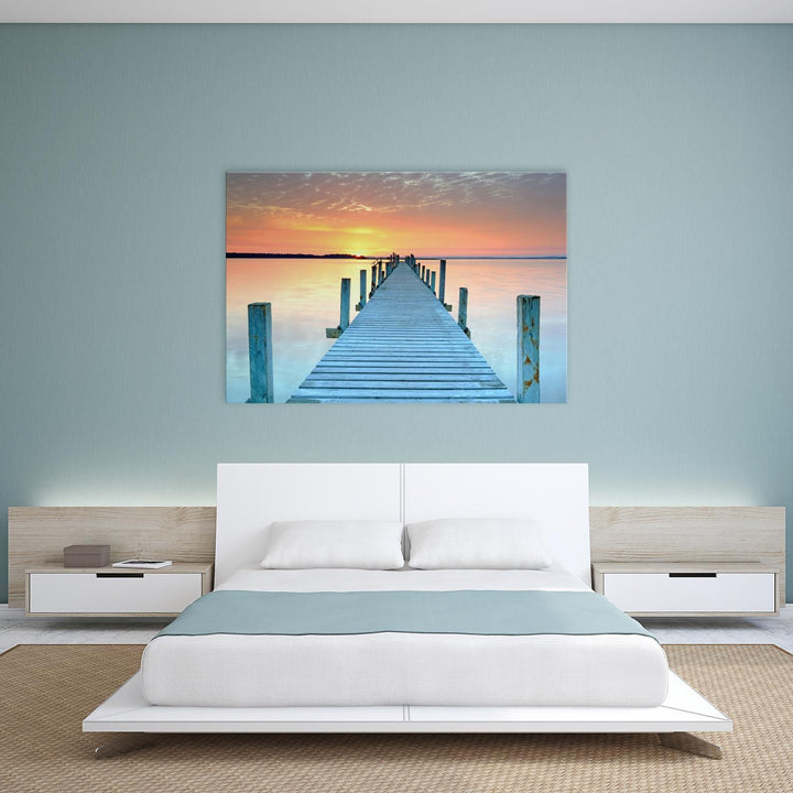Sunset Pier Wall Art