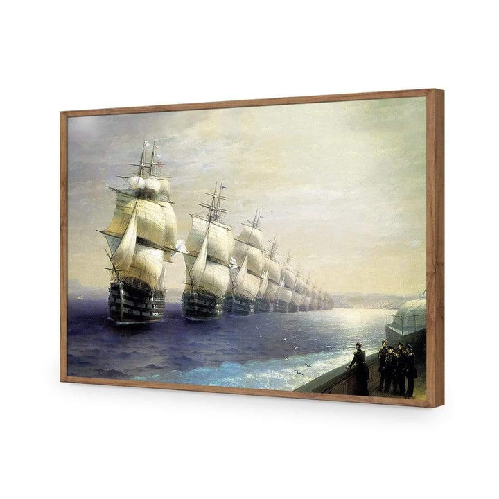 Parade of Black Sea Fleet By Ivan Aivazovsky Wall Art