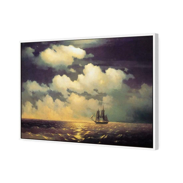 The Victorious Brig Mercury By Ivan Aivazovsky Wall Art