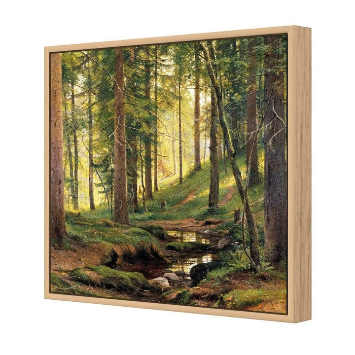 Forest Stream (Square) By Ivan Shishkin Wall Art