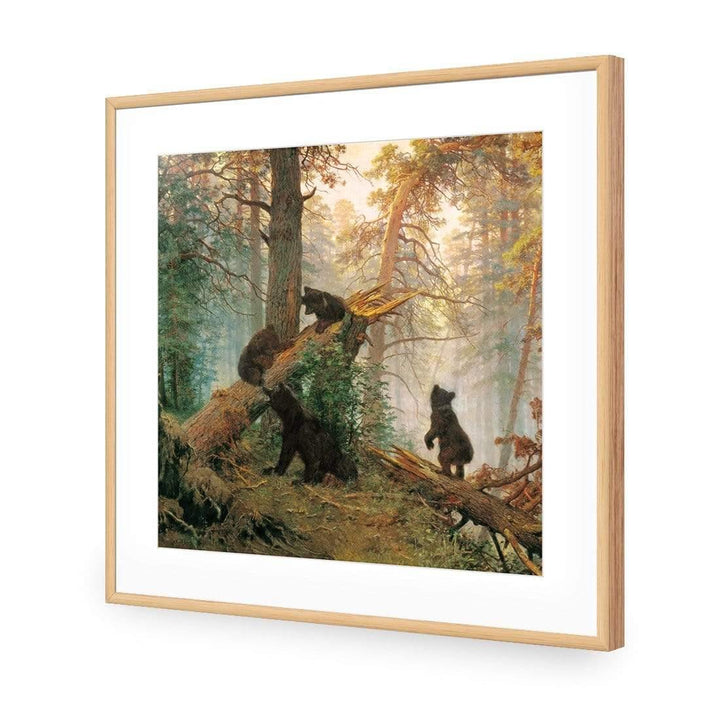 Morning in a Pine Forest, square By Ivan Shishkin Wall Art