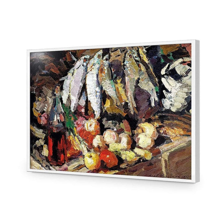 Fishes, Wine, Fruit By Konstantin Korovin Wall Art