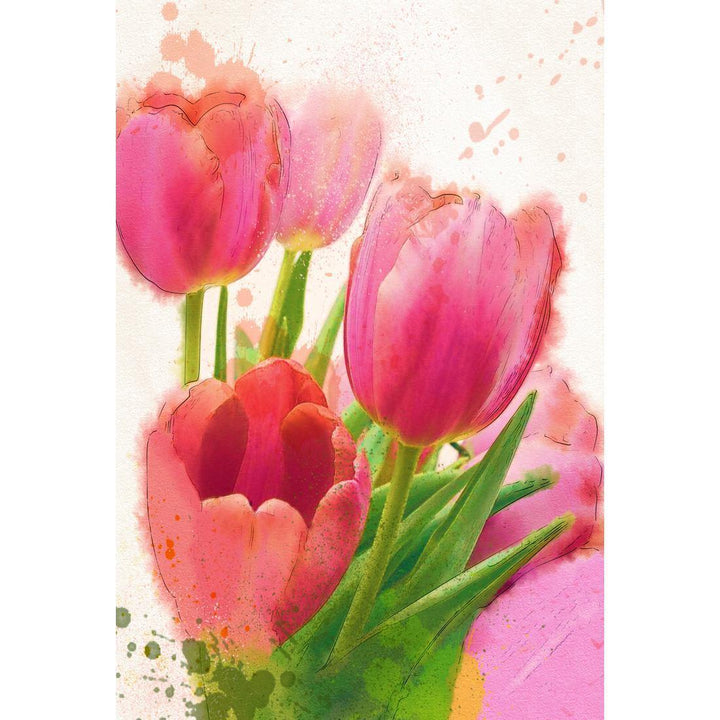 Painted Tulips Wall Art