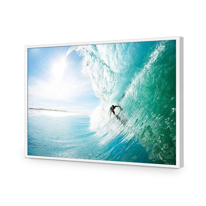 Surfer under Wave Wall Art