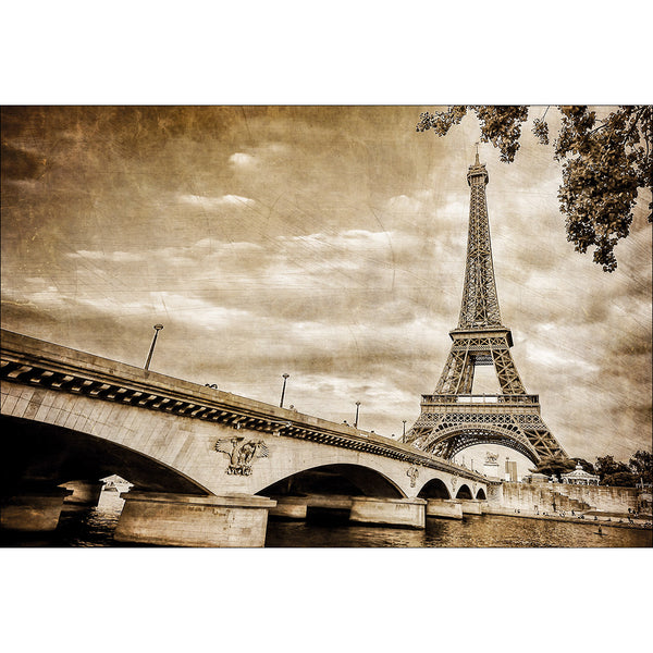 Antique Eiffel Tower (Landscape)