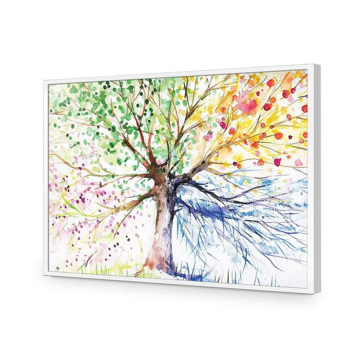 Rainbow Tree, Original (rectangle) Wall Art