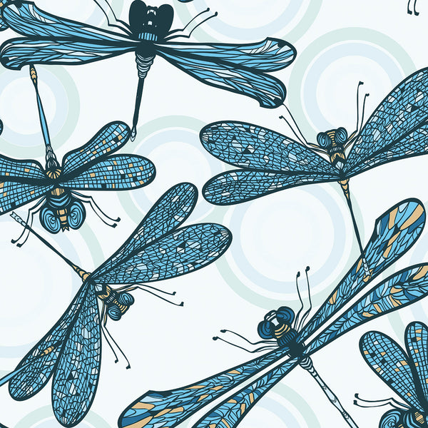 Mosaic Dragonflies (square)