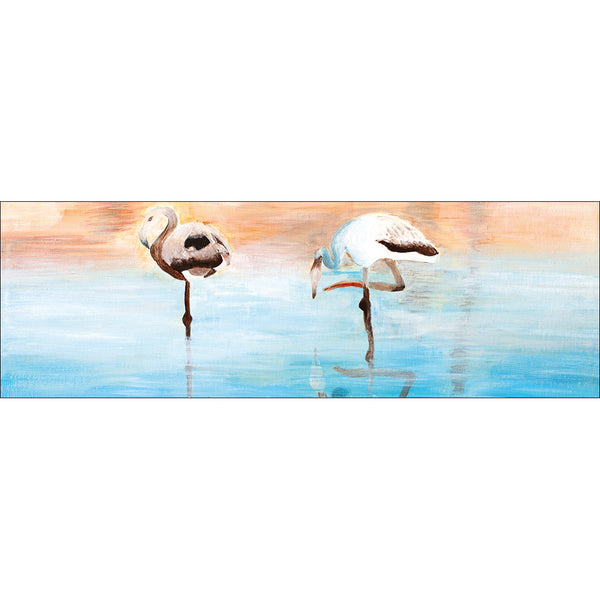 Painted Flamingoes (long)