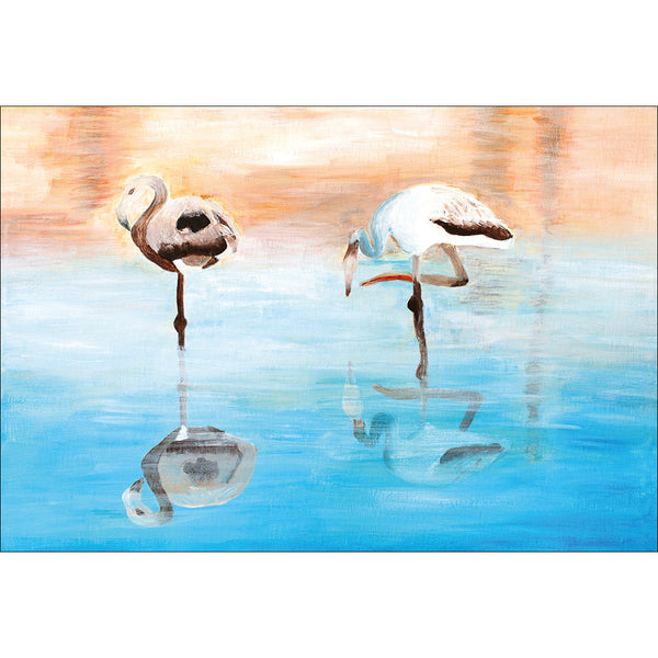 Painted Flamingoes