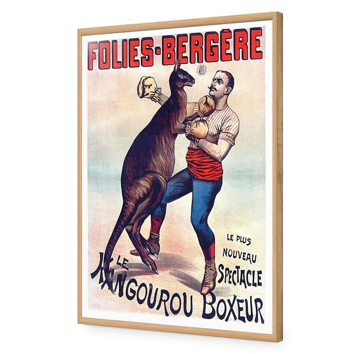 Kangaroo Boxer By Folies Bergere Wall Art