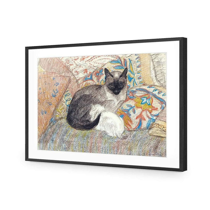 Siamese Cat and her Kitten By Steinlen Wall Art