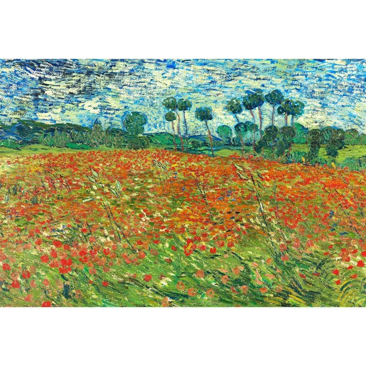Poppy Field By Vincent Van Gogh Wall Art