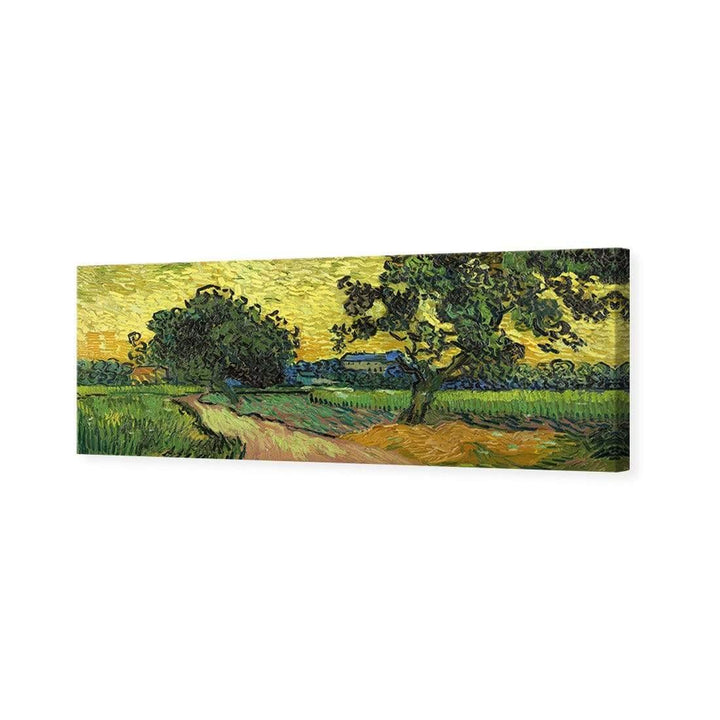 Landscape At Twilight By Van Gogh Wall Art