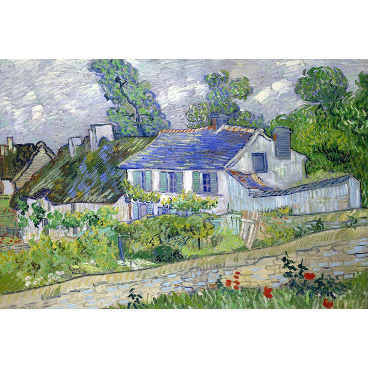 Houses At Auvers By Van Gogh Wall Art