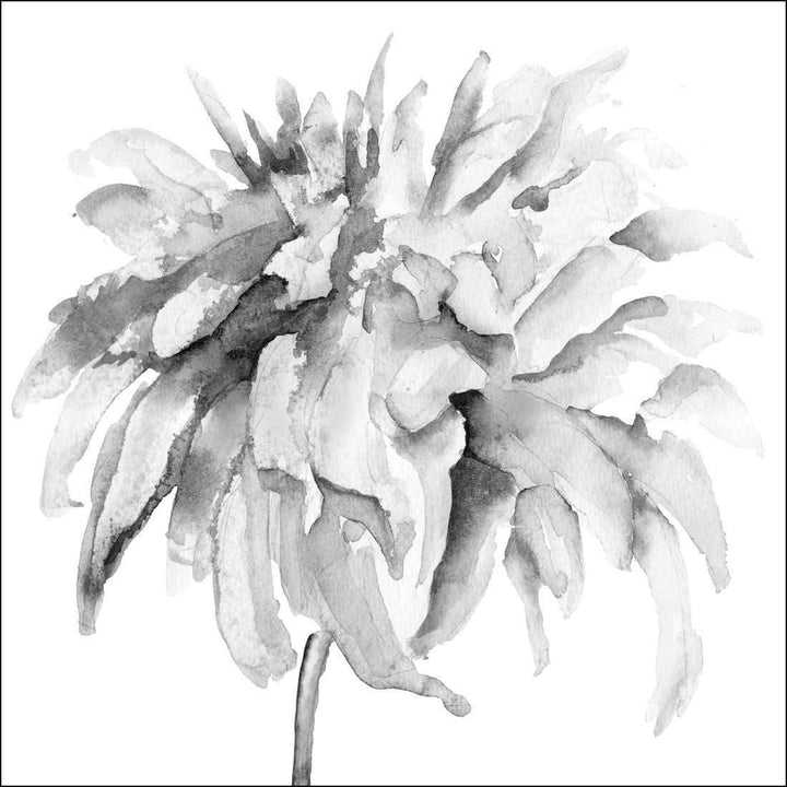 Fairy Floss, Black and White (square) Wall Art