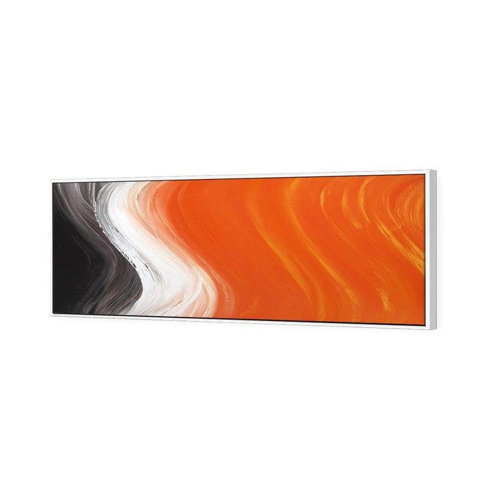 Shapely, Orange (Long Horizontal) Wall Art