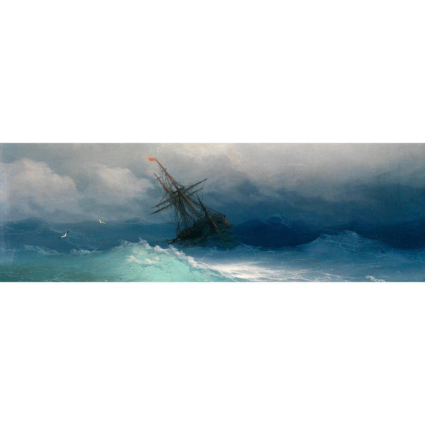 Caught in a Storm (long) By Ivan Aivazovsky Wall Art