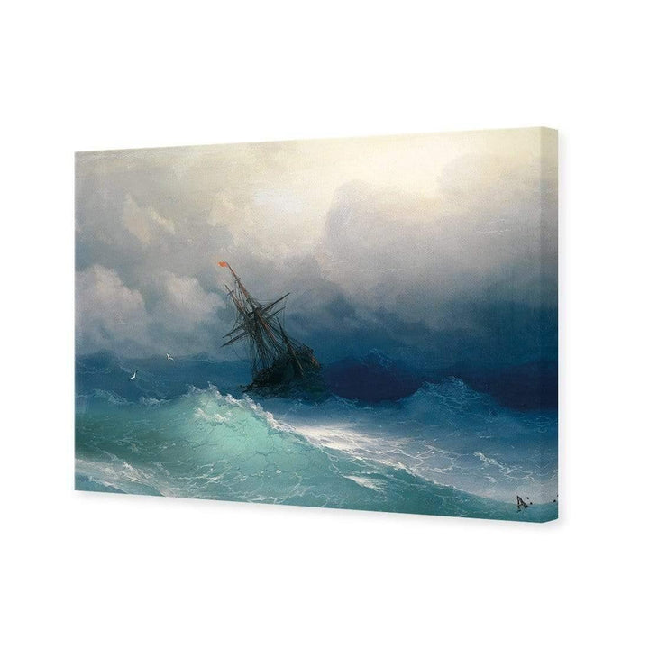 Caught in a Storm By Ivan Aivazovsky Wall Art