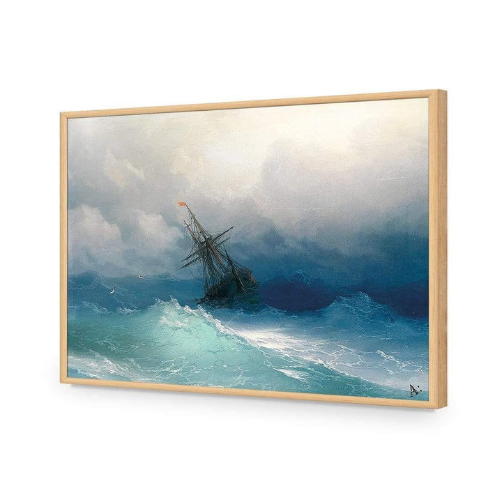 Caught in a Storm By Ivan Aivazovsky Wall Art