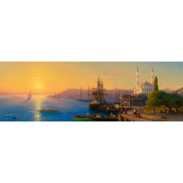 Sunset over Constantinople (long) By Ivan Aivazovsky Wall Art
